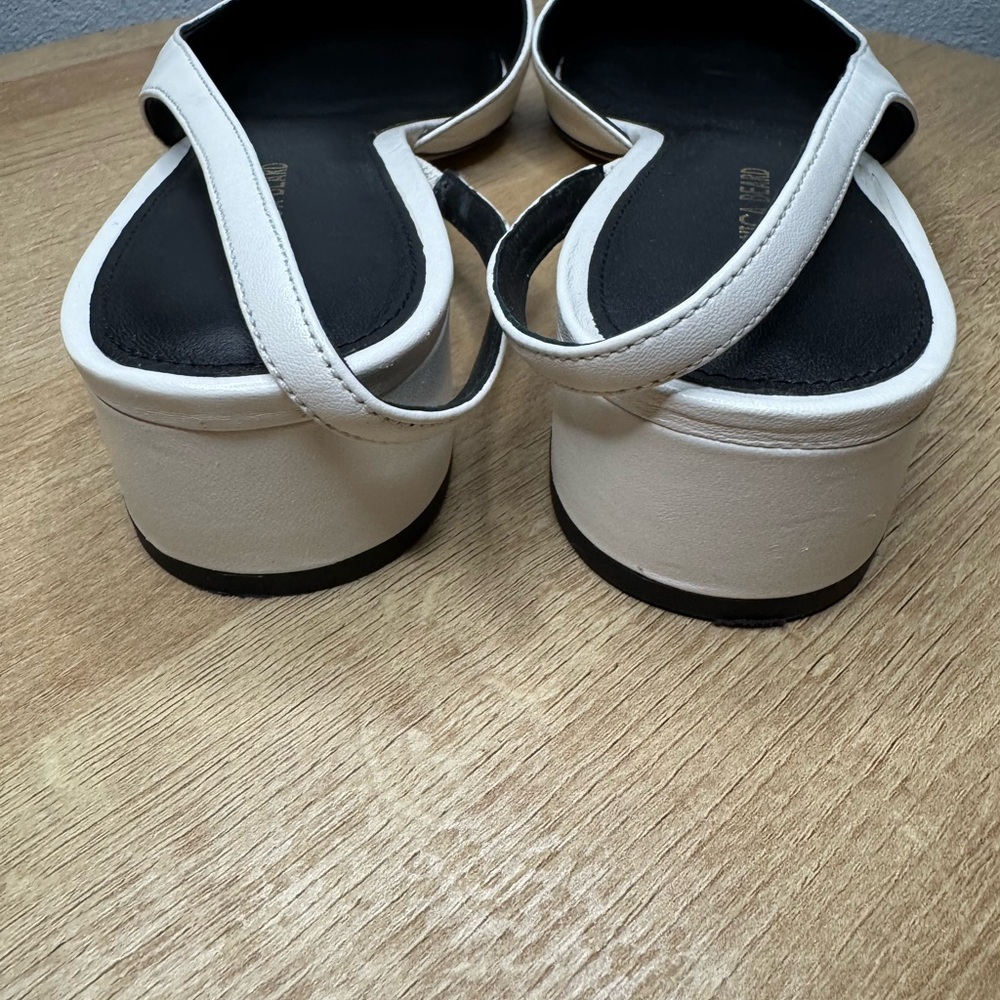 Veronica Beard Cecile Leather Cap-toe Slingback - Picture 8 of 11